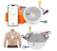 D-Heart ECG Portatile Professionale 8/12 Derivazioni | 60 Elettrodi Inclusi | Calcolo PR, QRS, | PDF Condivisibile | iOS/Android | Per Operatori Sanitari e Pazienti