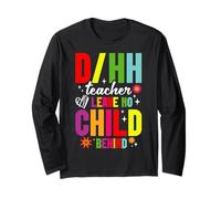 D/HH Insegnante Non Lascia Non Sordi Difficile di Udito Insegnante Maglia a Manica