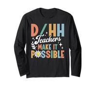 D/HH Insegnante Possibile Sordo Difficile di Udito Insegnante Maglia a Manica