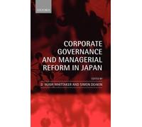 D. Hugh Whittak Corporate Governance and Managerial Reform in (Copertina rigida)