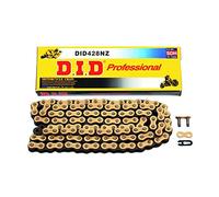 Catena DID Standard 428NZ 128 Chiusura Clip FJ oro nero (1/2 x 5/16 x 8,51)