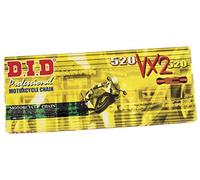 D.I.D 520 Vx2Gbx108Fb Catenina Con Maglie Aperte A Molla, Colore: Oro/Nero