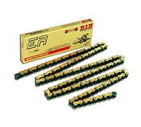 D.I.D Catena 420Nz3 (Gold & Black) - Lunghezza: 138 Maglie con Giunto a Clip (RJ)