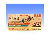 D.I.D Catena 520 Erv3, 112 Denti (X-Ring Dorati), Aperta Con Chiusura A Rivetto