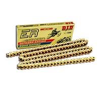 D.I.D - Catena 520 Erv3, 116 Denti (X-Ring Dorati), Aperta Con Chiusura A Rivetto