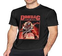 D~Imebag da~Rrell Mens Tee Funny Pullover Men's Crewneck T-Shirt Short Sleeve Top Unisex Pure Cotton Tee Black M