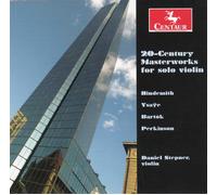 D.J. SPARR 20th Century Masterworks for Solo Violin (CD)