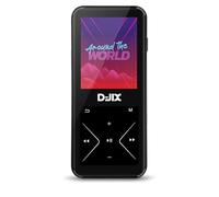 D-JIX - M500 Lettore MP4 Bluetooth 4.0 - 4GB / 8GB Memoria Interna - Schermo 1.8” - MicroSD fino a 32GB - 25 Ore di Autonomia - USB-C - Jack 3.5mm - Nero