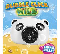D-Kidz - Bubble Game Animal Click Panda, Sparabolle con 2 Ricariche
