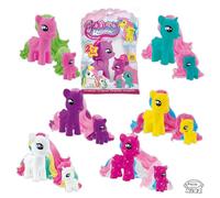 D-KIDZ- Gom-Mini Unicorni Big + Baby, Multicolore, DIM02180P