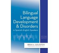 D. Kimbrough Ol Bilingual Language Development and Disorders in Span (Tascabile)