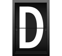 D: Letter D Notebook, Journal for writing, Composition Book, Diary, 100 Pages, 6"x 9"(15.24 x 22.86 cm) , Soft Cover