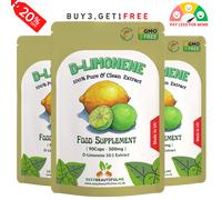 D-Limonene Pillole 3000mg-Vegan Caps-Helping Grassi Fegato & Colesterolo Salute