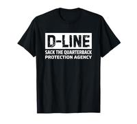 D-Line Sack The Quarterback Agency Defensive Line Football Maglietta