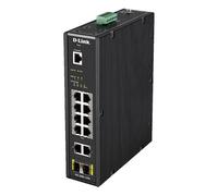 D-LINK 200G12PS - Switch, 10 porte, Gigabit Ethernet, 2 PoE, 2 SFP