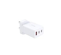 D-Link DCP-651 Caricatore GaN 65W - Caricatore rapido 2 x USB-C & 1 x USB-A con spine intercambiabili (UK/EU/US/AU) - PD 3.0 & QC 4.0, compatto e multi-dispositivo