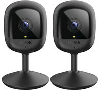 D-Link DCS-6100LHV2 Videocamera mydlink Wi-Fi Full HD compatta, 1080p, visione notturna, SD/cloud, rilevamento di suoni/movimento, accesso remoto, compatibile con Amazon Alexa e Google Assistant