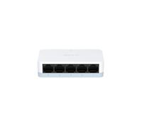 D-Link DES-1005C Switch Fast Ethernet a 5 porte, switch di rete desktop non gestito 10/100 Mbps, Plug & Play, efficienza energetica, MDI/MDIX automatico, funzionamento silenzioso
