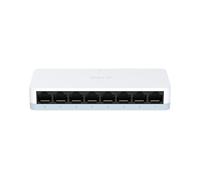 D-Link DES-1008C Switch Fast Ethernet a 8 porte, switch di rete desktop non gestito 10/100 Mbps, Plug & Play, efficienza energetica, MDI/MDIX automatico, funzionamento silenzioso