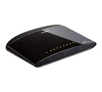 D-Link DES-1008D Switch 8 Porte Fast Ethernet, Struttura in Plastica, Nero