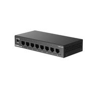 D-Link DES-108/V Switch Fast Ethernet non gestito a 8 porte | 8 porte 10/100 Mbps con installazione Plug and Play, funzionamento senza ventola ed Ethernet a basso consumo