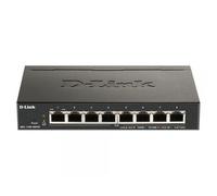 D-Link Switch Smart Gestito DGS-1100-08PV2/E – 8 porte Gigabit PoE 64W 802.3af/at Senza ventole Nero
