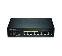 D-Link DGS-1008P Supporto Power over Ethernet (PoE) Nero switch di rete, DGS-1008P/E