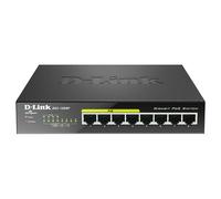 D-Link DGS-1008P switch di rete Non gestito Gigabit Ethernet (10/100/1000) Supporto Power over Ethernet (PoE) Nero