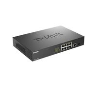D-Link DGS-1010MP Smart Switch PoE 125W Switch Gigabit gestito intelligente con 8 porte PoE e una potenza totale di 125 W, ideale per piccole reti con