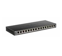 D-Link DGS-1016S Non gestito Gigabit Ethernet (10/100/1000) Nero