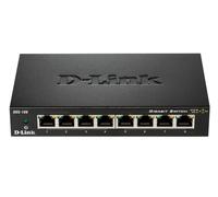 D-LINK DGS-108 - Gigabit Ethernet switch 8-port, metal housing
