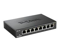 D-Link DGS-108 - network switches (IEEE 802.1p, IEEE 802.3, IEEE 802.3ab, IEEE 802.3az, IEEE 802.3u, IEEE 802.3x, 10/100/1000 Mbps, Black, 162 x 102 x 28 mm, Wired, 0-50 °C)