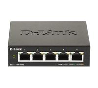 D-Link DGS-1100-05V2 switch di rete Gigabit Ethernet (10/100/1000) Nero