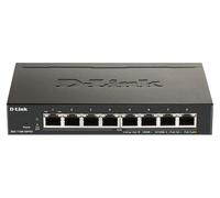 D-Link Switch Smart Gestito DGS-1100-08PV2/E – 8 porte Gigabit PoE 64W 802.3af/at Senza ventole Nero