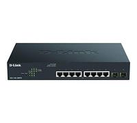 D-Link Switch 8G 2SFP PoE+ 130W 8x10/100/1000 2xSFP managed