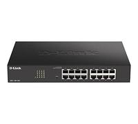 D-Link DGS-1100-16V2/E Smart Switch Gestito, 16 Porte Gigabit, Supporto VLAN, Funzionalità layer 2, QoS, 802.3az EEE, Senza Ventole - Cavo di alimentazione UE