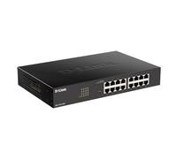 D-Link DGS-1100-16V2 Smart Switch Gestito, 16 Porte Gigabit, Supporto VLAN, Funzionalità Layer 2, QoS, 802.3az EEE, Senza Ventole