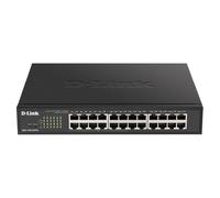 D-Link DGS-1100-24PV2 Smart Switch Gestito Poe, 24 Porte Gigabit di Cui 12 Porte Poe a 100W, 802.3af/at, Supporto VLAN, Funzionalità Layer 2, QoS, 802.3az EEE, Senza Ventole