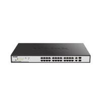 Switch semigestibile D-Link 24 porte Gigabit PoE 370 W 2 porte combinate