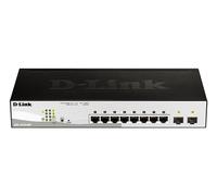 D-Link DGS-1210-08P Connessione Ethernet Gigabit L2 gestita (10/100/1000), con supporto di alimentazione tramite Ethernet (PoE) Nero - Nouvo