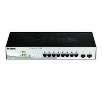 Switch Gestionato D-Link DGS-1210-08P L2 Gigabit Ethernet 8 Porte PoE Montaggio Rack