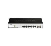 Dwitch D-Link semigestionabile 8 porte gigabit + 2 porte giga giga