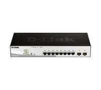 Switch D-Link Gigabit Ethernet POE 65W SFP a 2 porte DGS-1210-10p/E