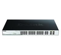 D-Link DGS-1210-24P switch di rete Gestito L2 Gigabit Ethernet (10/100/1000) Supporto Power over Ethernet (PoE) Nero