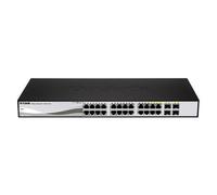 D-Link DGS-1210-24P switch di rete Gestito L2 Gigabit Ethernet (10/100/1000) Supporto Power over Ethernet (PoE) Nero