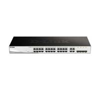 Switch gestito D-Link DGS-1210-28/E Smart+ 24 porte Gigabit Ethernet + 4 porte combinate 1000BASE-T/SFP