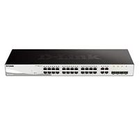 D-Link DGS-1210-28 Web Smart Switch di Rete, 28 Porte Gigabit, 10/100/1000, Nero