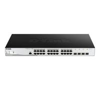 D-LINK 121028PME - Switch, 28 porte, Gigabit Ethernet, PoE, SFP