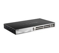 D-LINK 121028PME - Switch, 28 porte, Gigabit Ethernet, PoE, SFP
