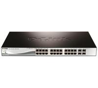 Switch SFP D-Link DGS-1210-28P a 24 porte Gigabit PoE a 4 porte
